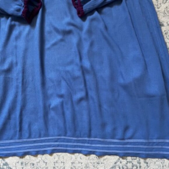 🧡3/15 Roxy Blue Purple Swim Cover Up Two Pockets Women's L - Picture 13 of 13